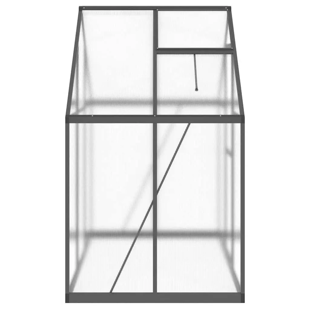 Greenhouse Aluminium Polycarbonate 169x114x195 cm Anthracite