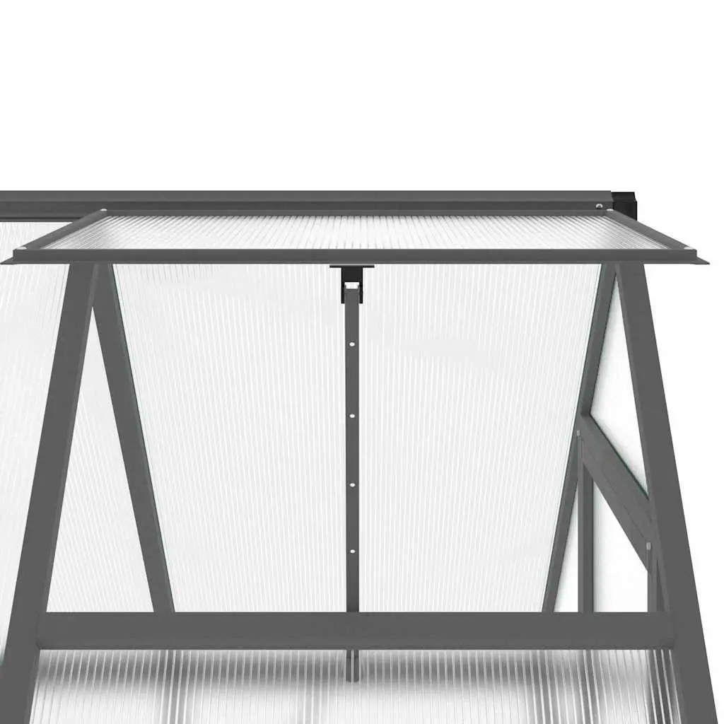 Greenhouse Aluminium Polycarbonate 169x114x195 cm Anthracite