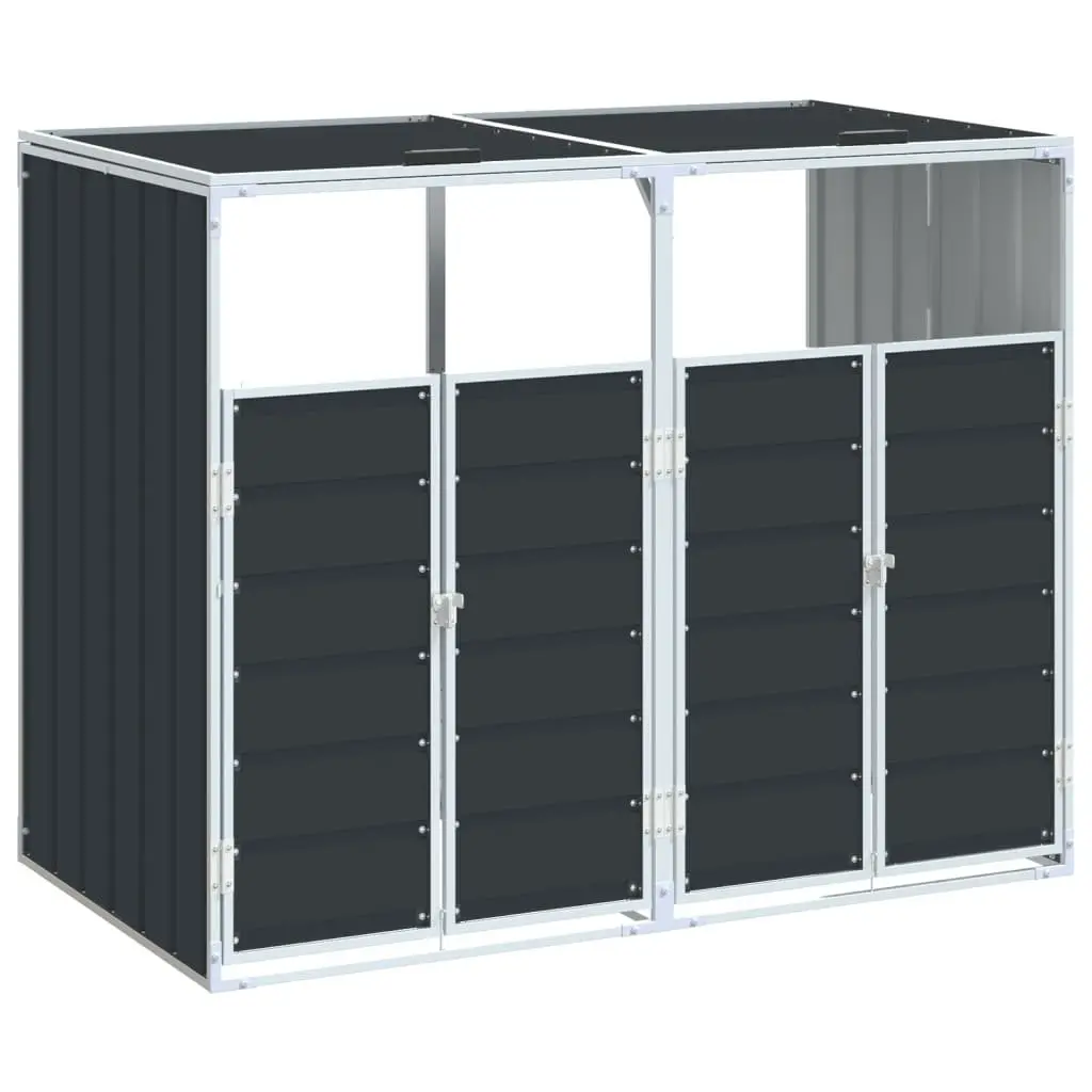 Anthracite Garden Waste Bin Storage Enclosure