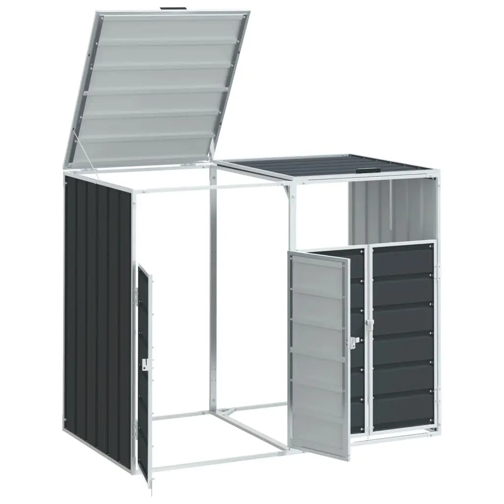Anthracite Garden Waste Bin Storage Enclosure