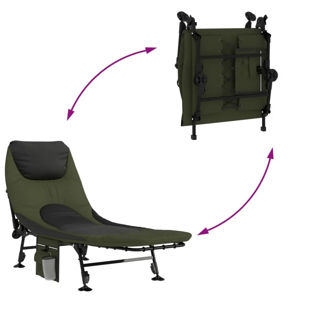 Foldable Fishing Bed with Adjustable Backrest