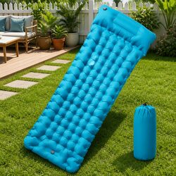 Premium Self Inflating Camping Mattress with Integrated Pillow