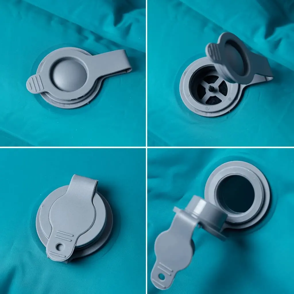 Blue Self Inflating Camping Mattress for 2