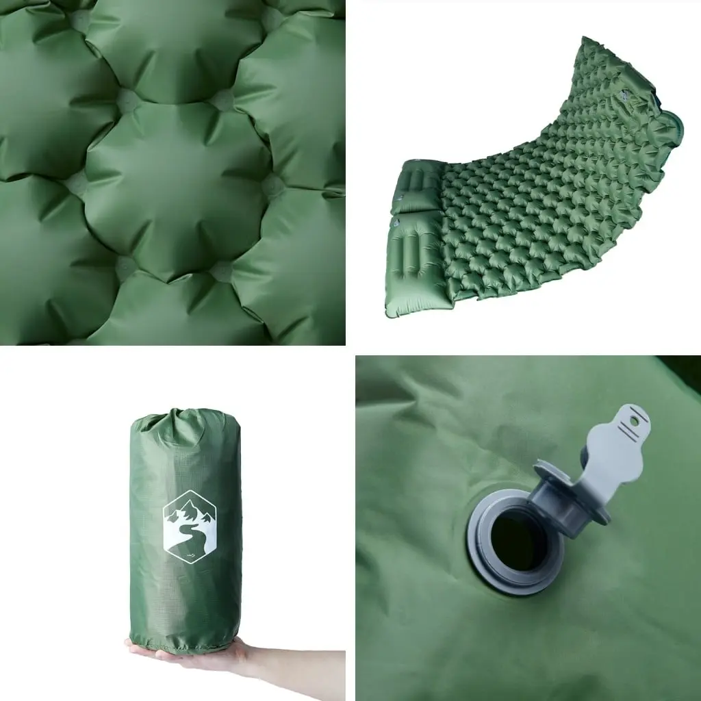 2-Person Self Inflating Camping Mattress with Pillows
