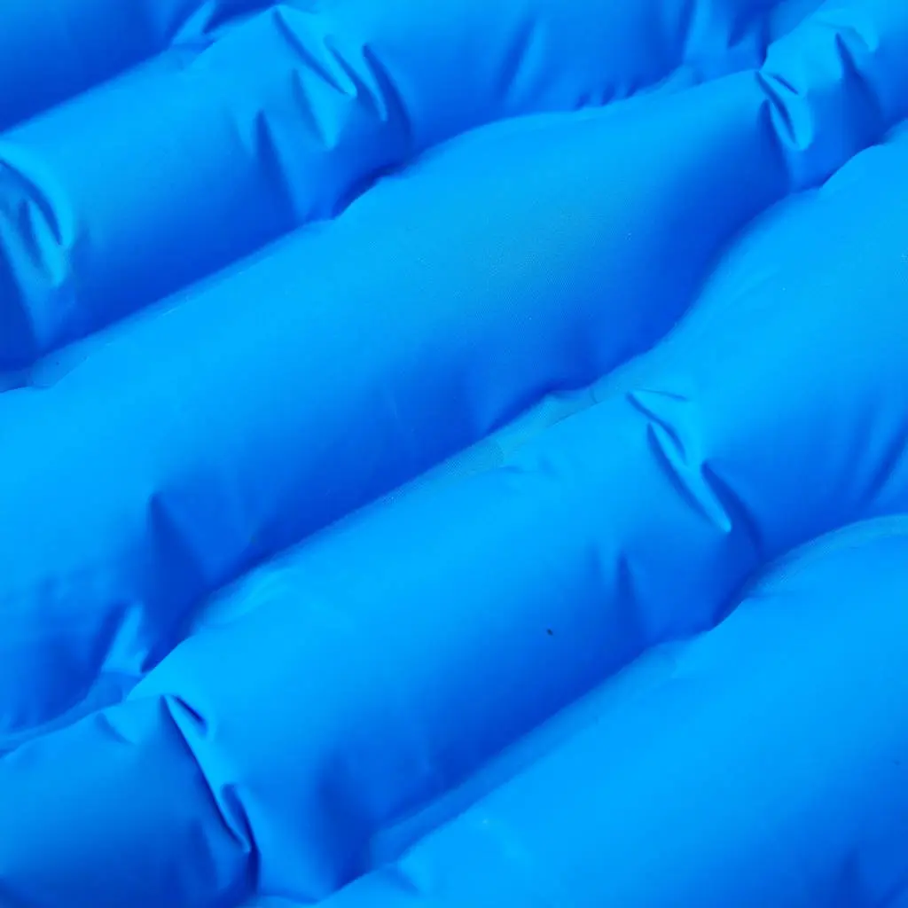 Self Inflating Camping Mattress with Pillow, Blue