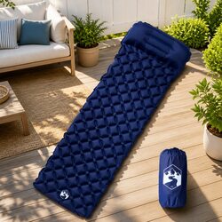 High-Quality Inflatable Camping Mattress with Pillow