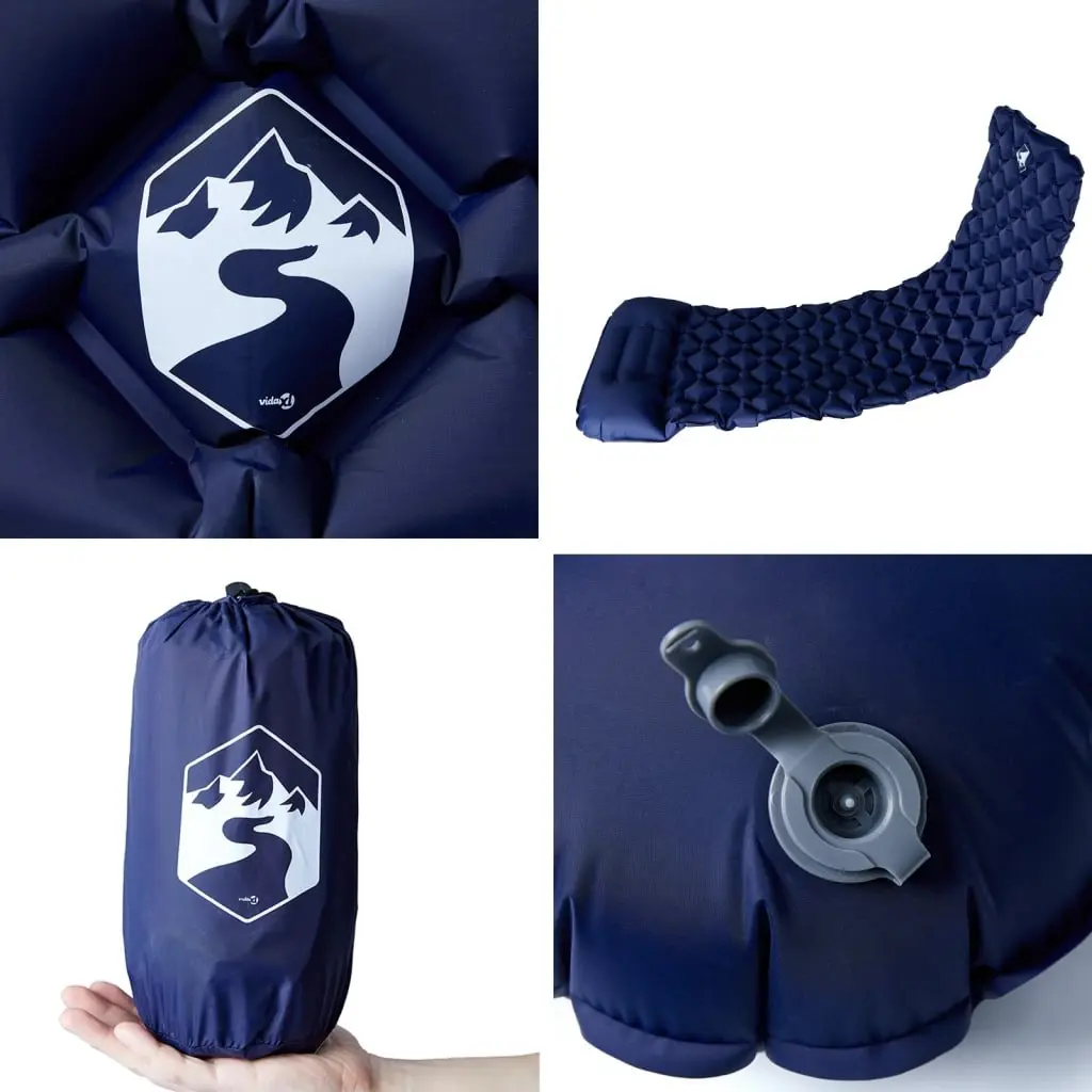 Inflatable Camping Mattress with Pillow