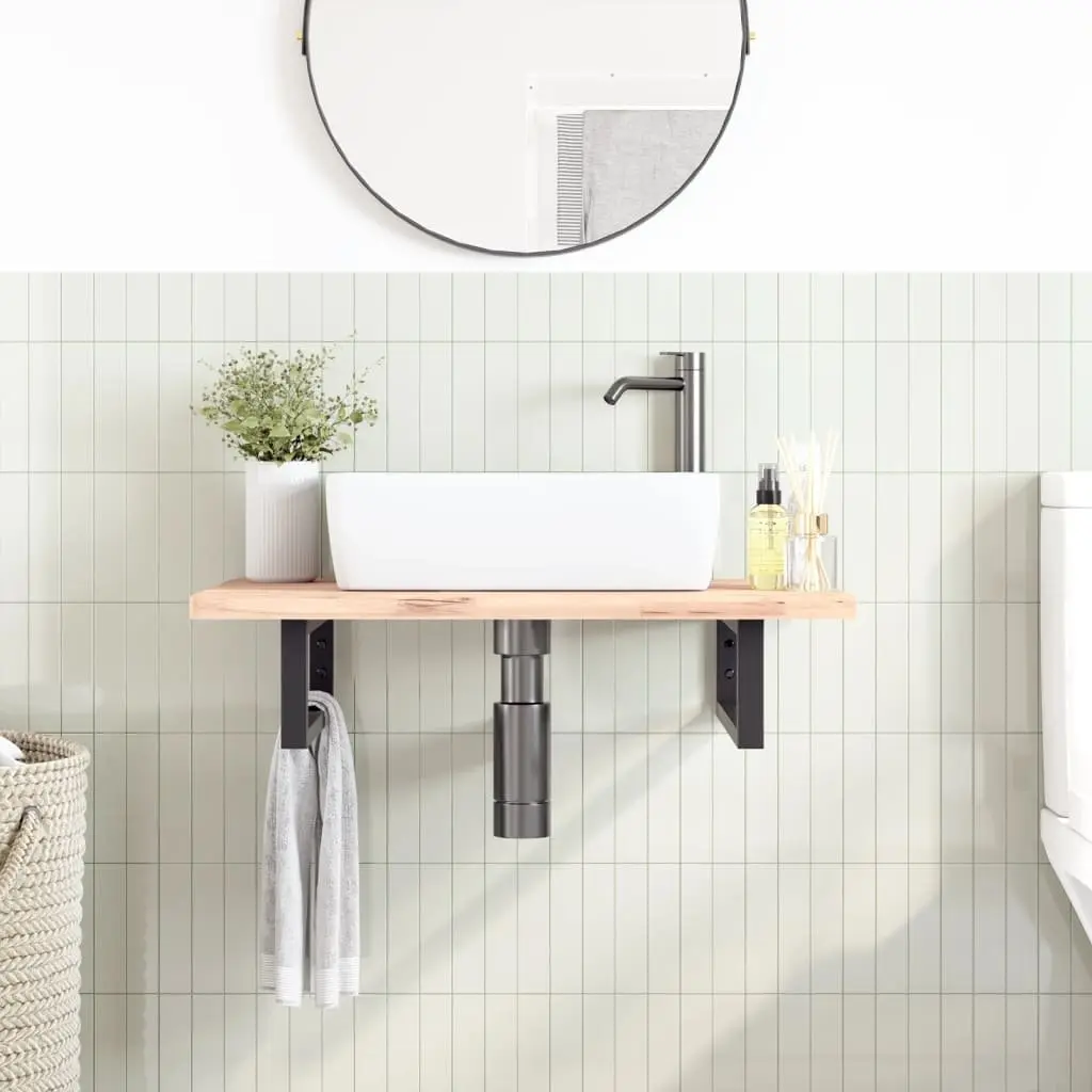 Rectangular Steel Shelf Brackets for Washbasin Support