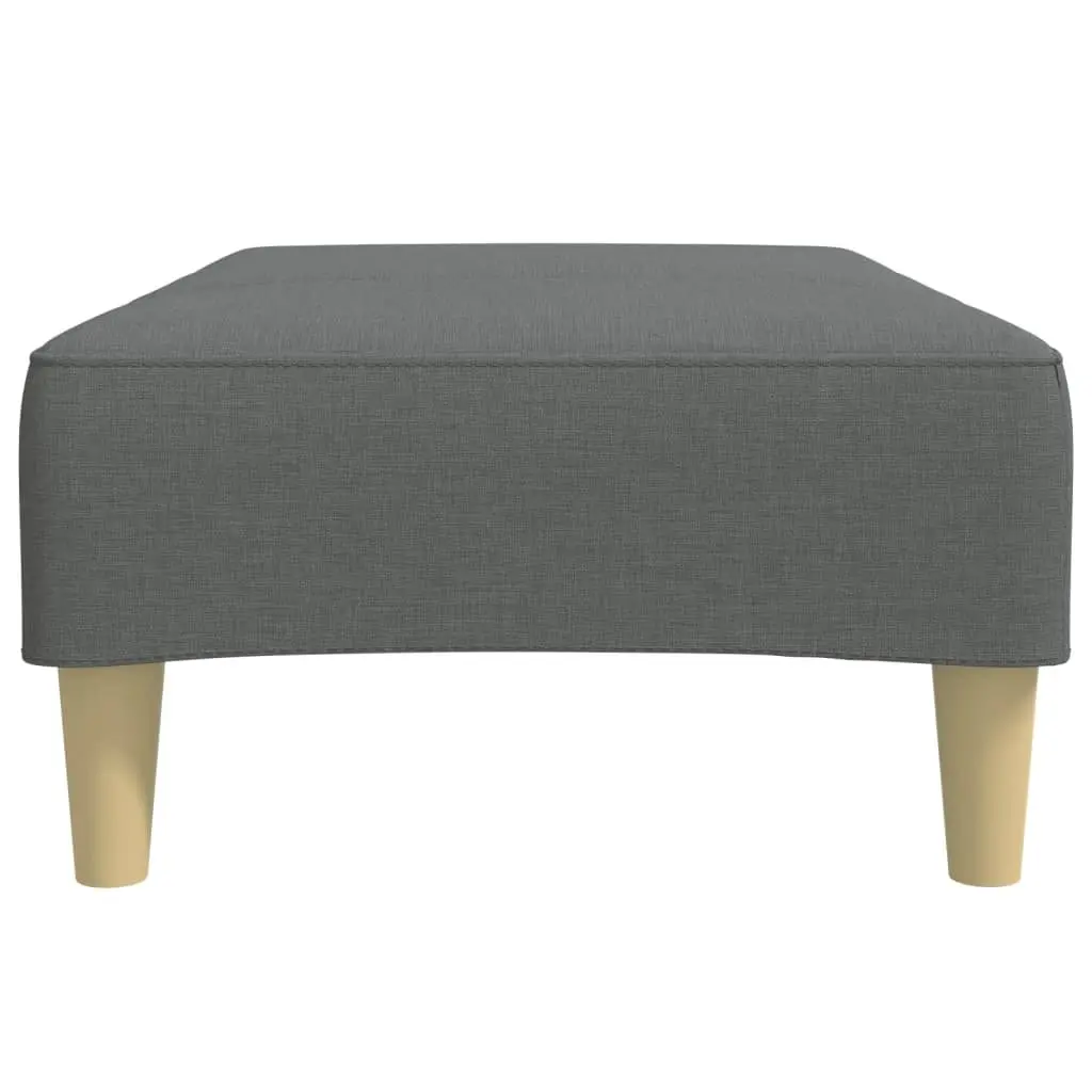 Dark Grey Footstool for Living Spaces