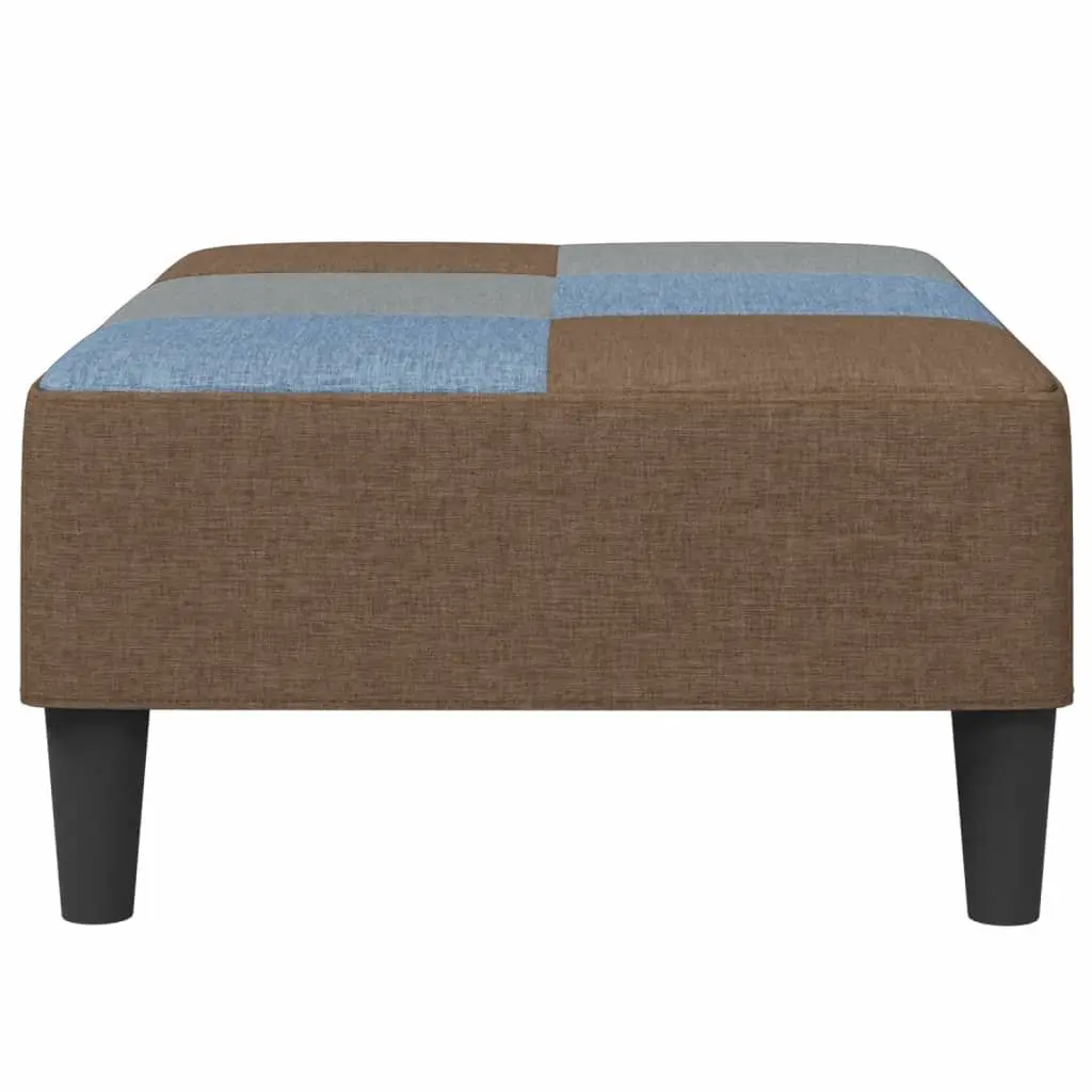 Multicolour Fabric Ottoman Footstool for Living Spaces