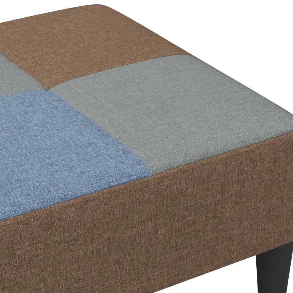 Multicolour Fabric Ottoman Footstool for Living Spaces