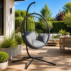 Durable Hanging Egg Chair Stand for Outdoor Use