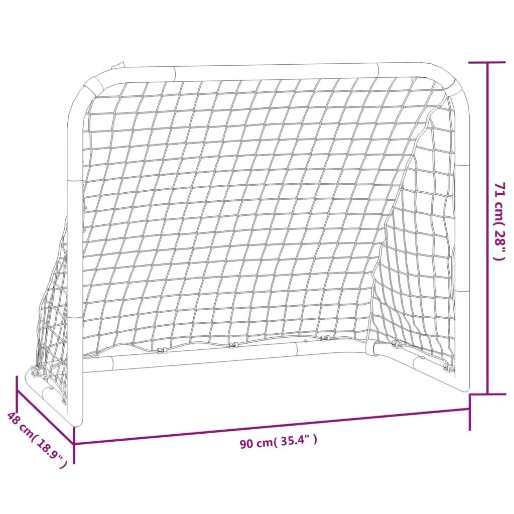 Soccer Goal with Net for Training in Backyard