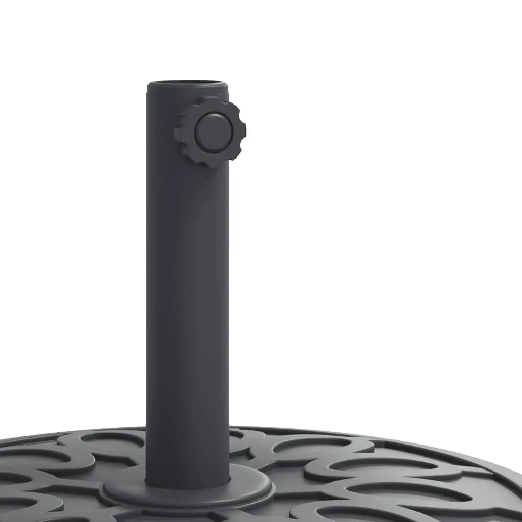 Round Parasol Base with Lockable Wheels