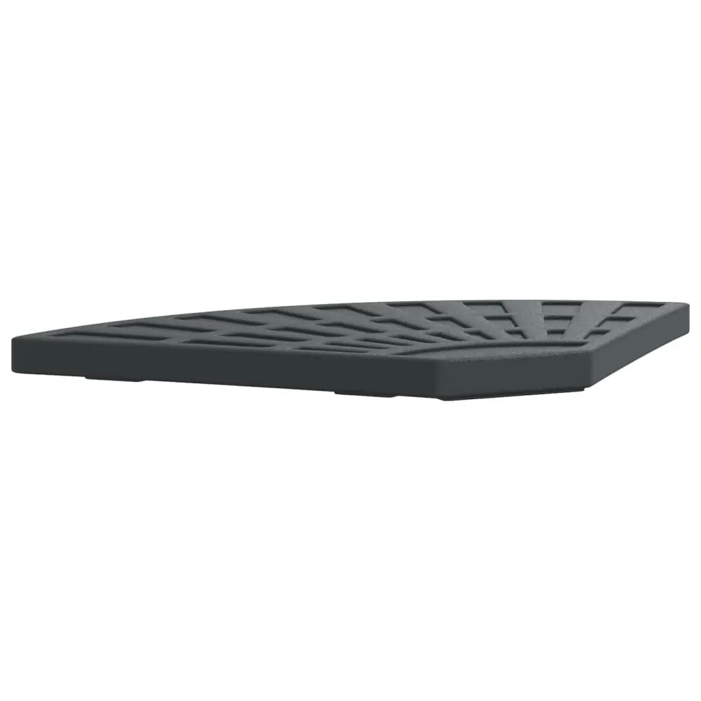 Parasol Base Weight Polyethene Concrete 14kg Black