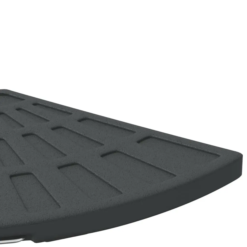 Parasol Base Weight Polyethene Concrete 14kg Black