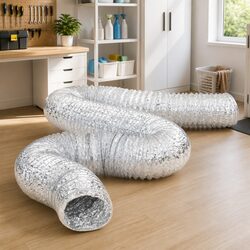 Ventilation Duct Flexible Air Circulation System 6m Length 150mm Diameter