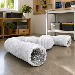 Durable 6m Flexible Aluminium PVC Air Ductwork