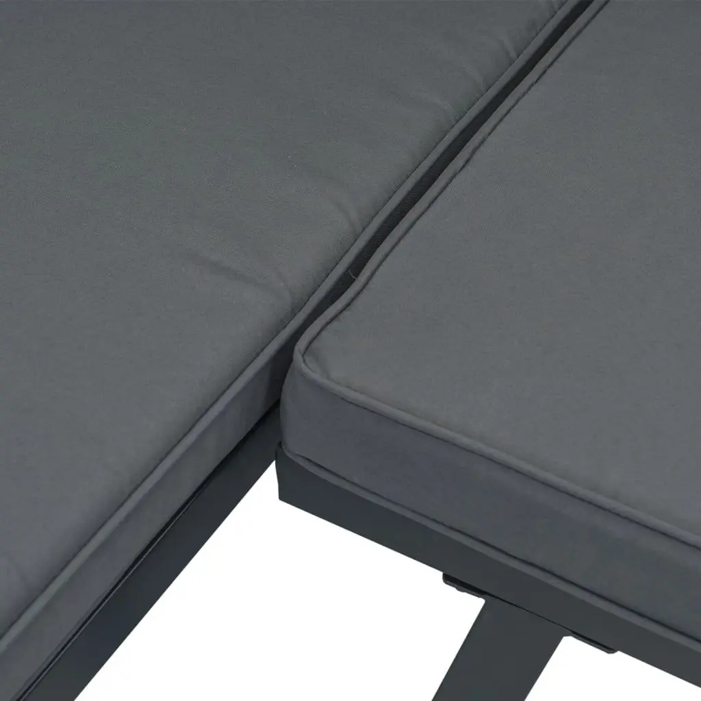Outdoor Garden Benches Set with Cushions