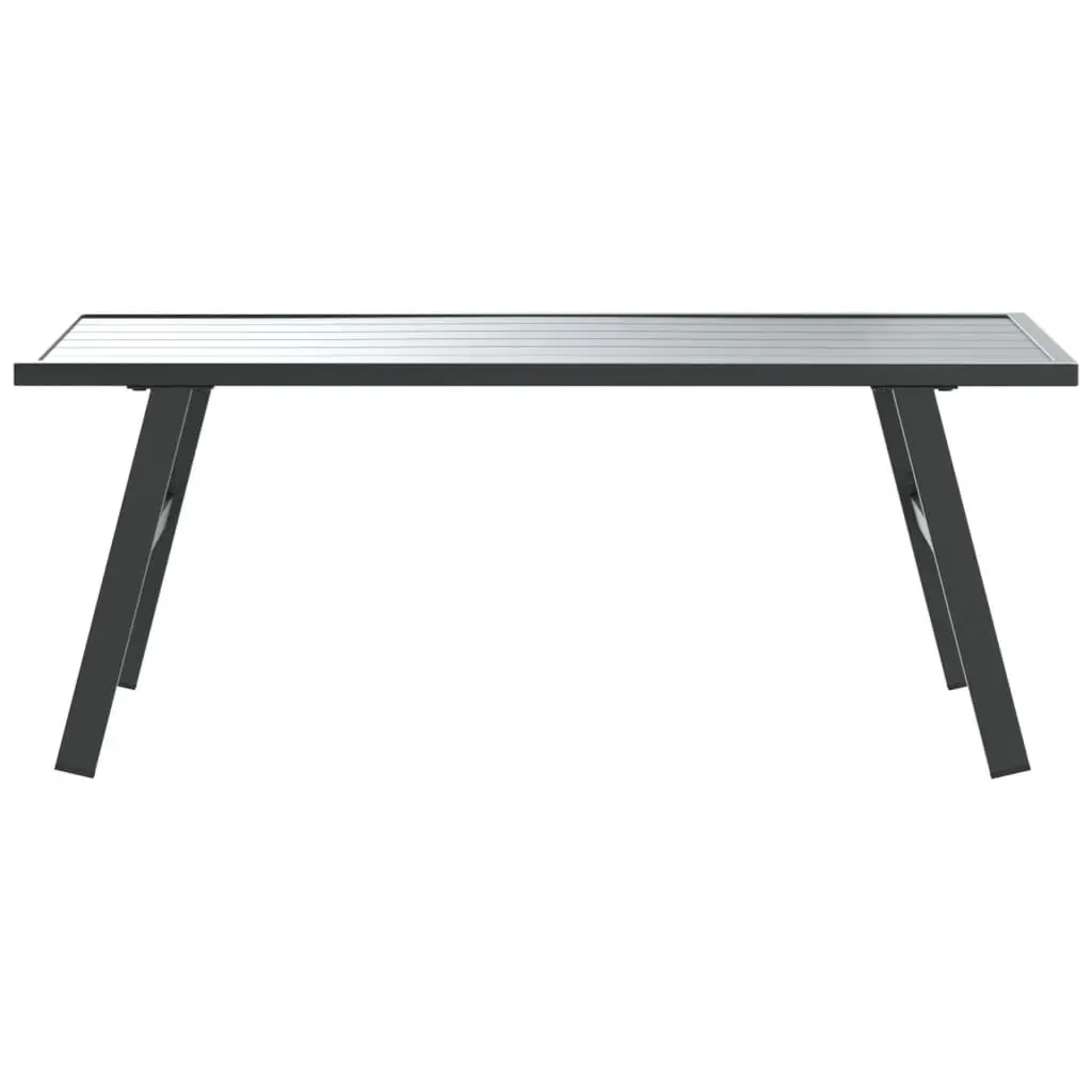 Coffee Table Steel Frame 90 x 45 x 35 cm Black