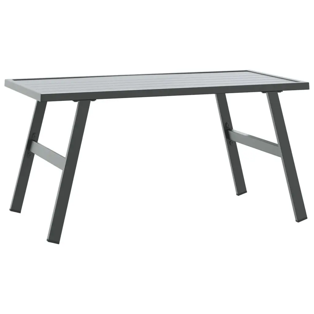 Coffee Table Steel Frame 90 x 45 x 35 cm Black