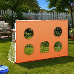 Premium Kids Football Goal with Target Mat and Ball