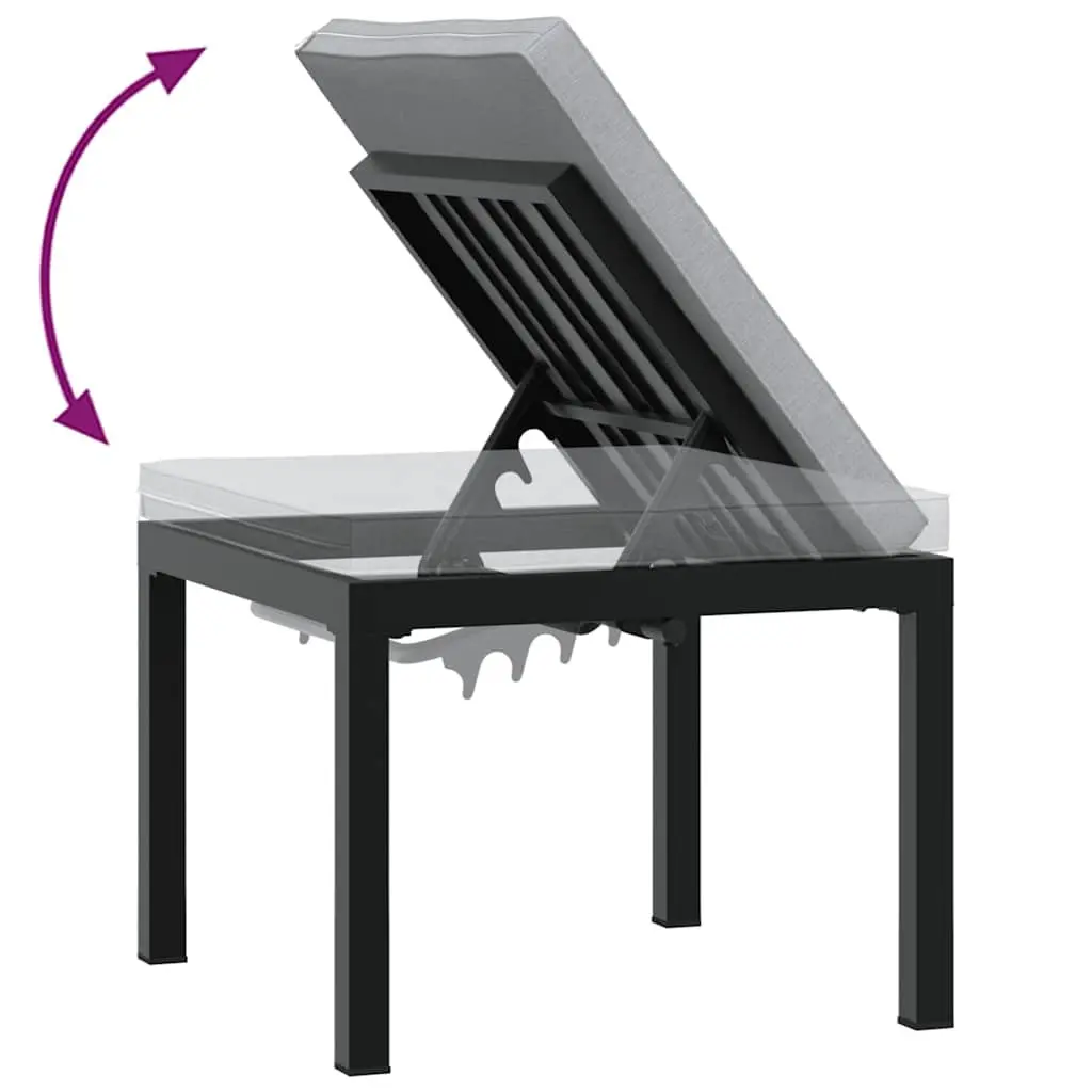 Outdoor Garden Stool with Padded Cushion