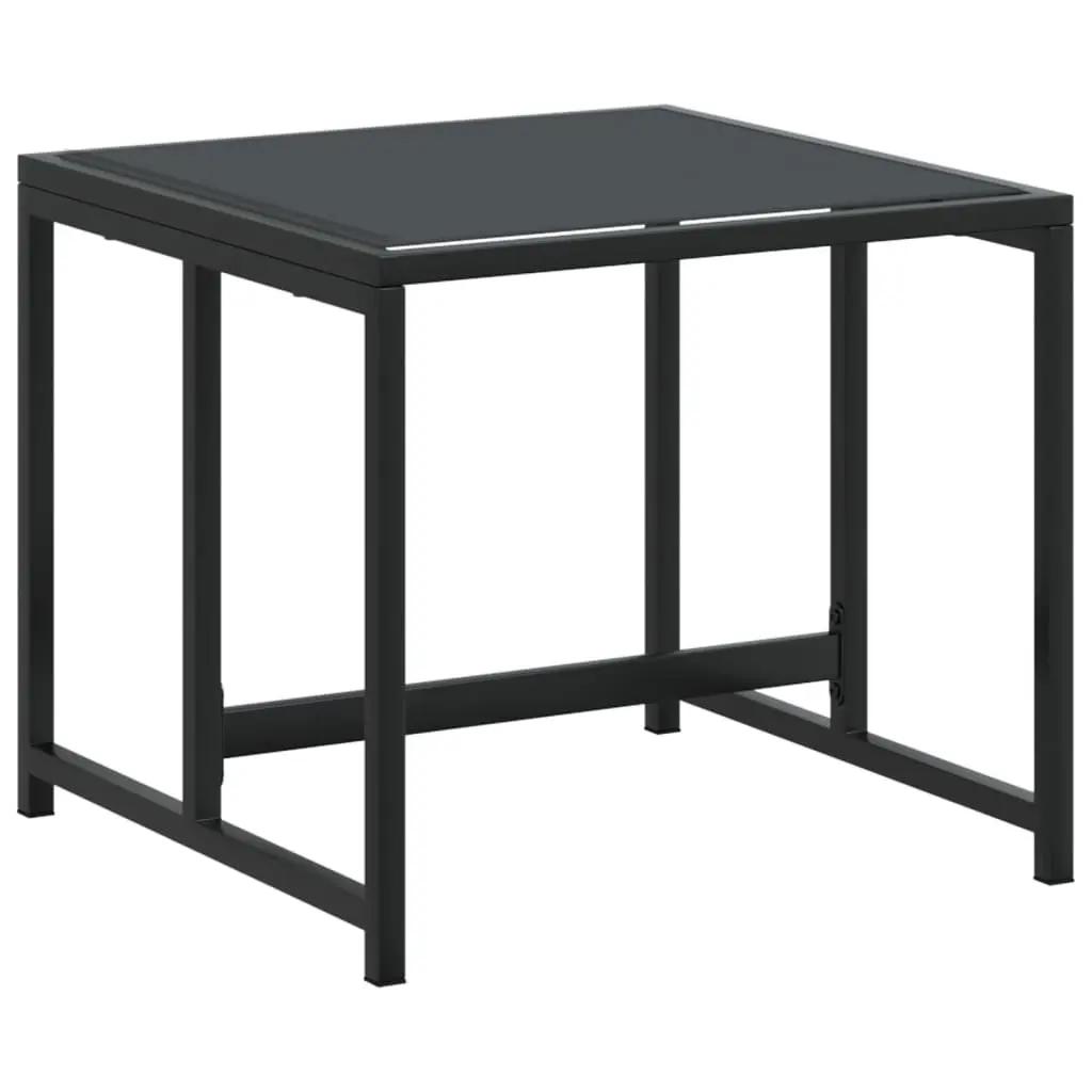 4-Piece Outdoor Garden Stools with Steel Frame