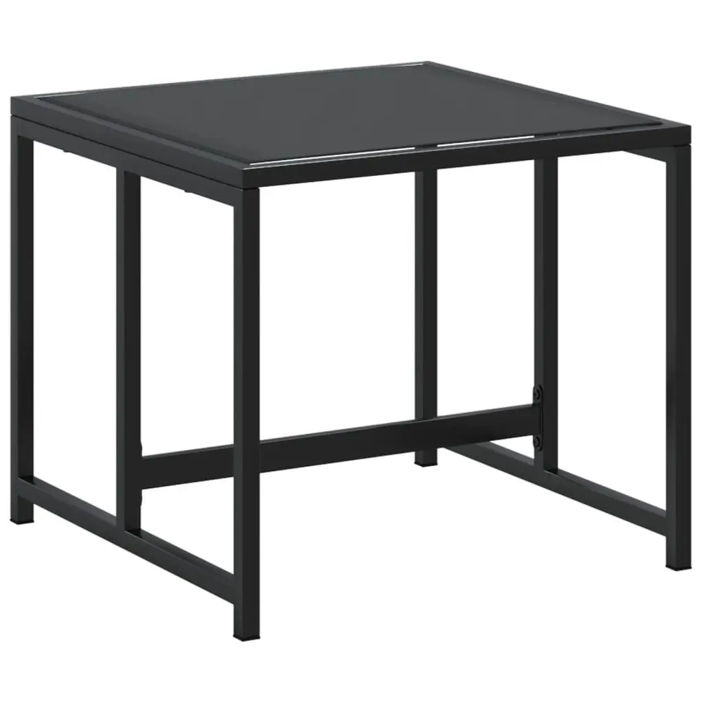 4-Piece Outdoor Garden Stools with Steel Frame