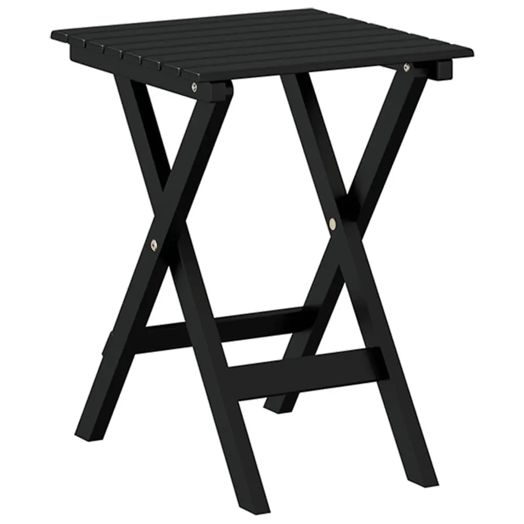 Black Foldable Side Table for Indoor and Outdoor