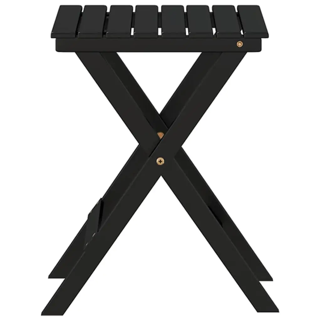 Black Foldable Side Table for Indoor and Outdoor