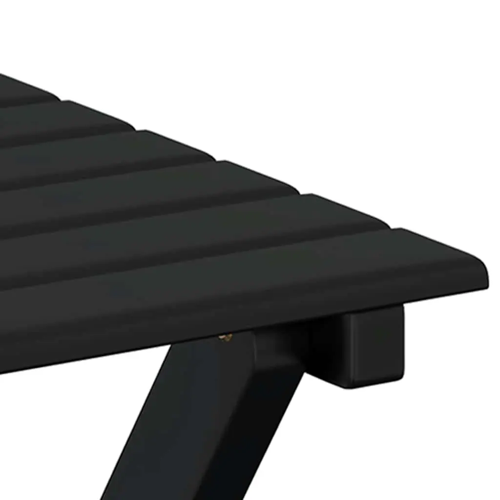 Black Foldable Side Table for Indoor and Outdoor