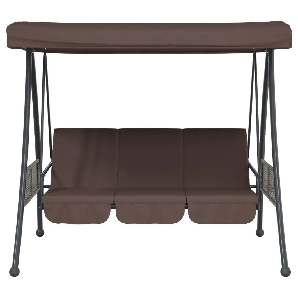 2-in-1 Garden Swing Bench with Adjustable Canopy