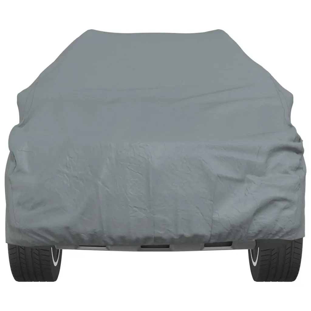 SUV Car Cover Non-Woven Fabric L Size Grey Breathable Windproof