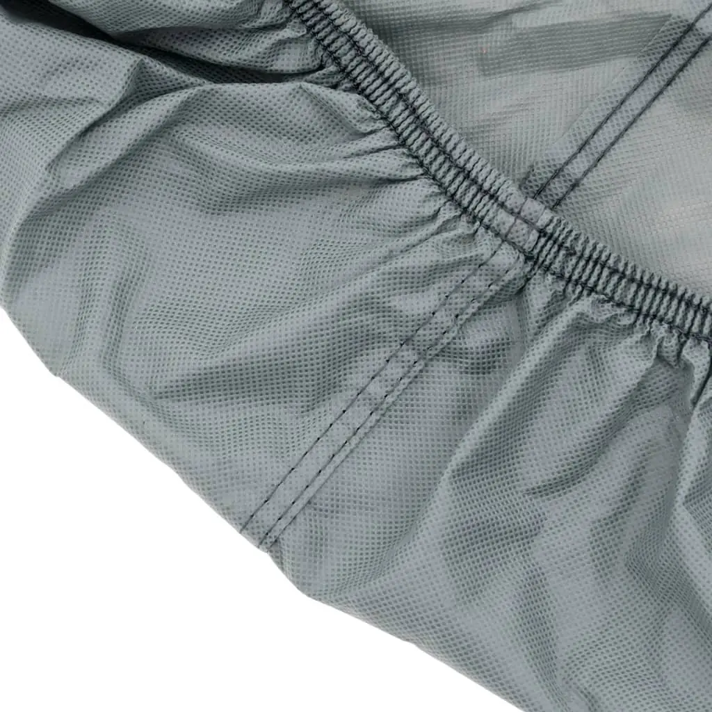 SUV Car Cover Non-Woven Fabric L Size Grey Breathable Windproof