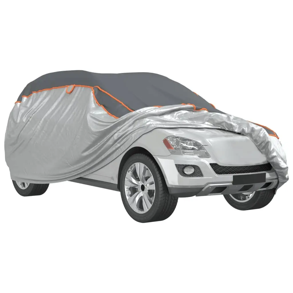 SUV Car Cover EVA Foam Full M Silver Grey