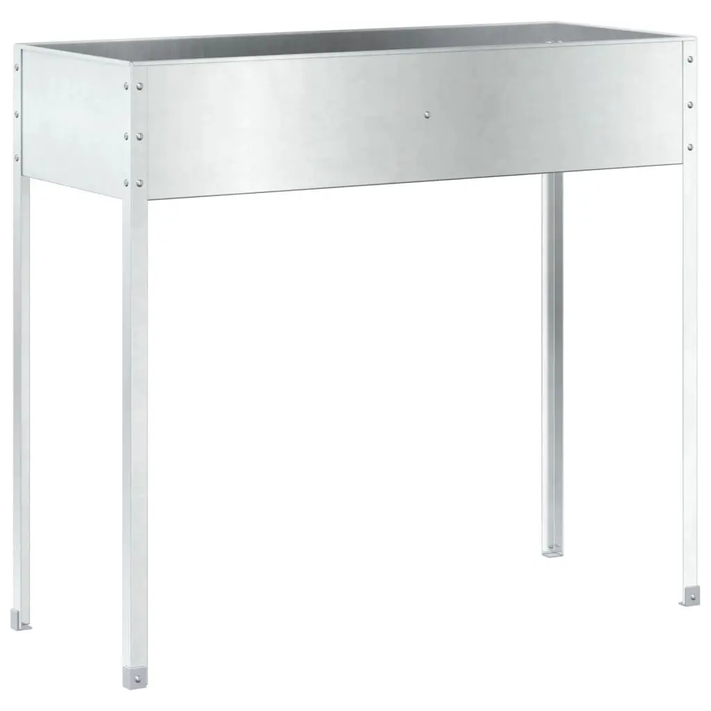Garden Planter Box Steel 100.5 x 40.5 x 90 cm Brown