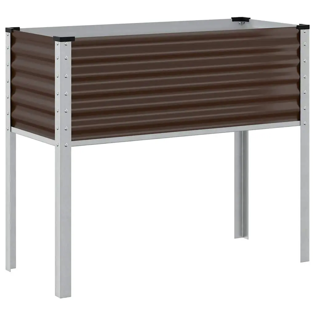 Steel Garden Planter Box for Flowers and Vegetables