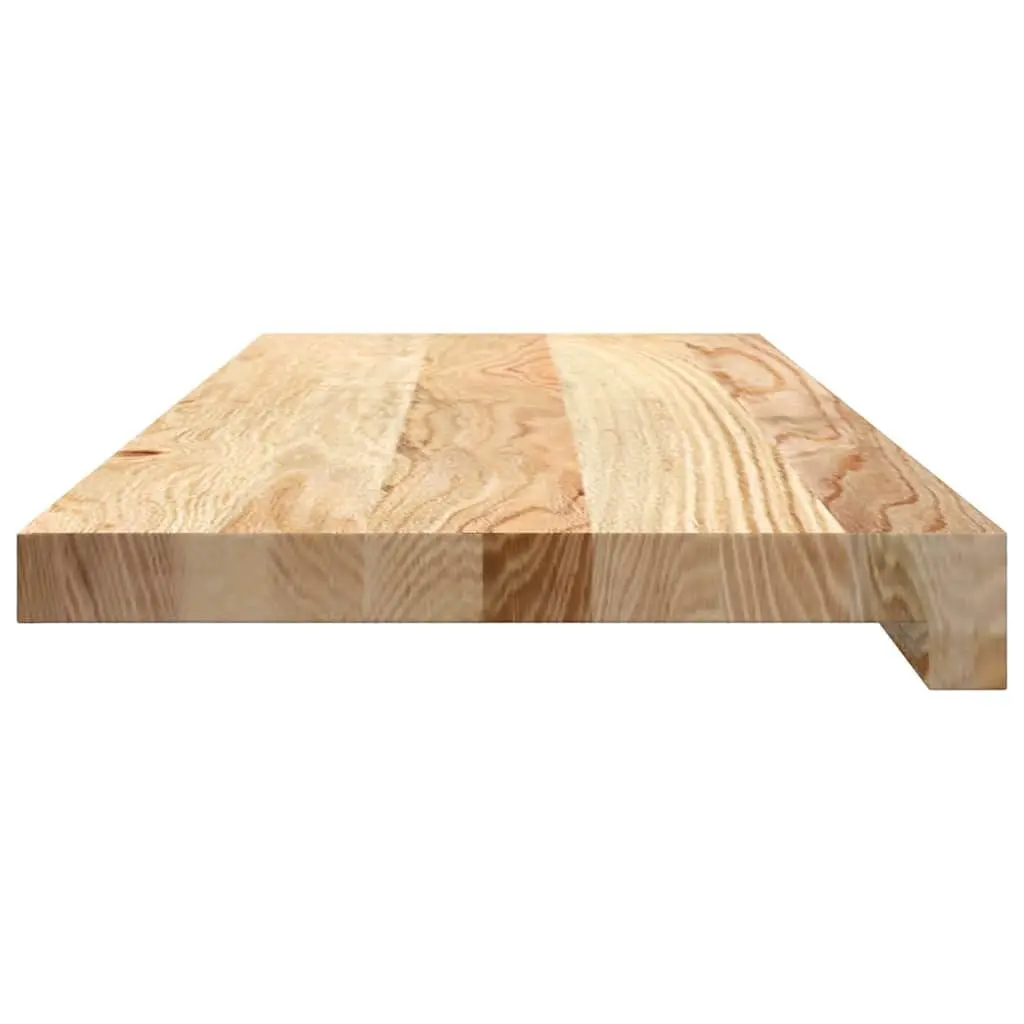 Solid Oak Wood Window Sill 70x25x2 cm Pair