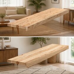 Solid Oak Wood Window Sills - 2 Pcs 90x25x2 cm