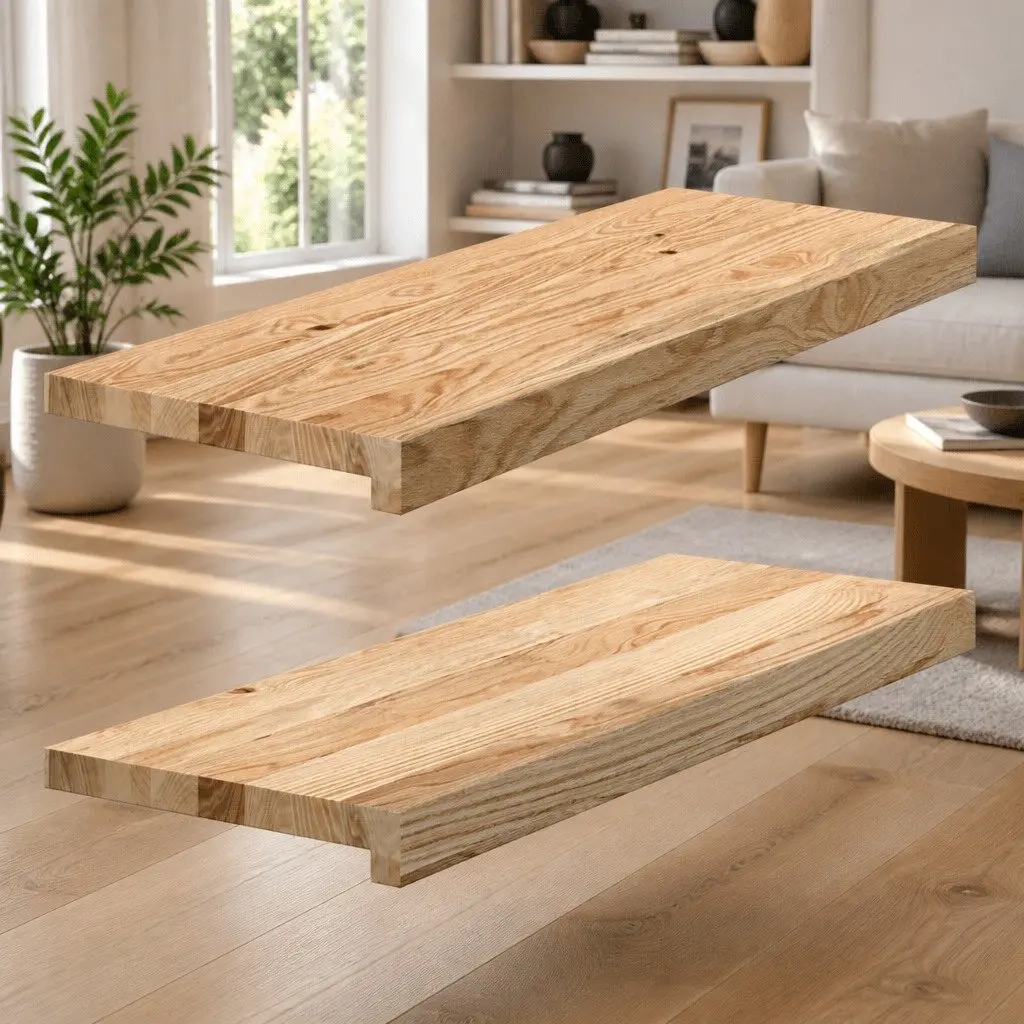 Window Sills Solid Wood Oak 70x30x2 cm Brown Natural