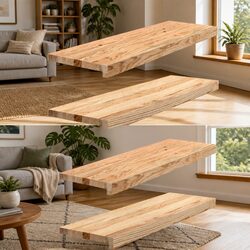 Solid Oak Wood Window Sills 2 pcs 80x30x2 cm