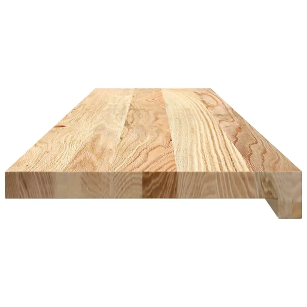 Solid Oak Wood Window Sills 100x30x2 cm Natural Brown