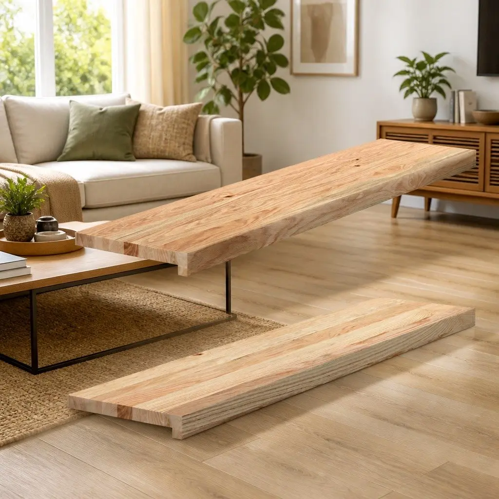 Window Sills Solid Wood Oak 110x30x2cm Natural