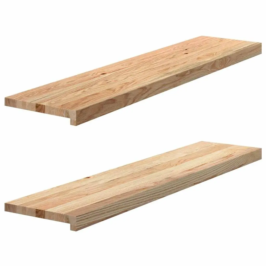 Window Sills Solid Wood Oak 110x30x2cm Natural