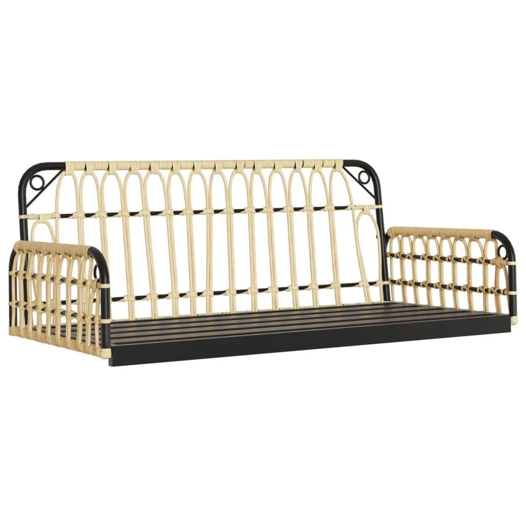 Swing Bench with Cushions for Outdoor Spaces