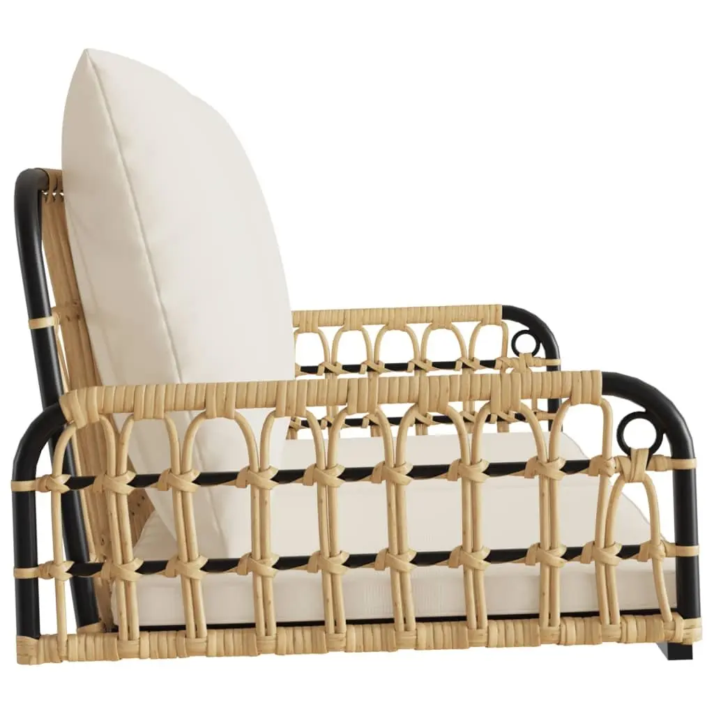 Swing Bench with Cushions for Outdoor Spaces