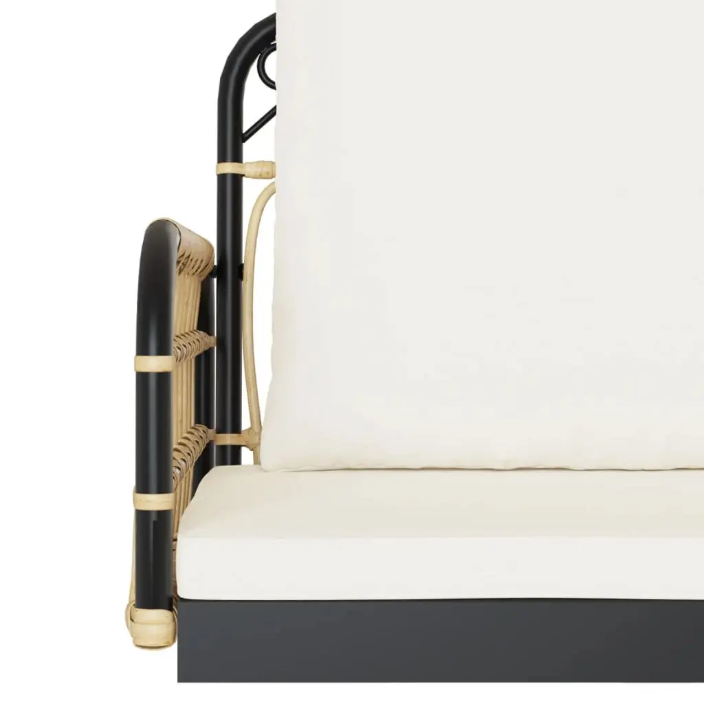 Swing Bench with Cushions for Outdoor Spaces