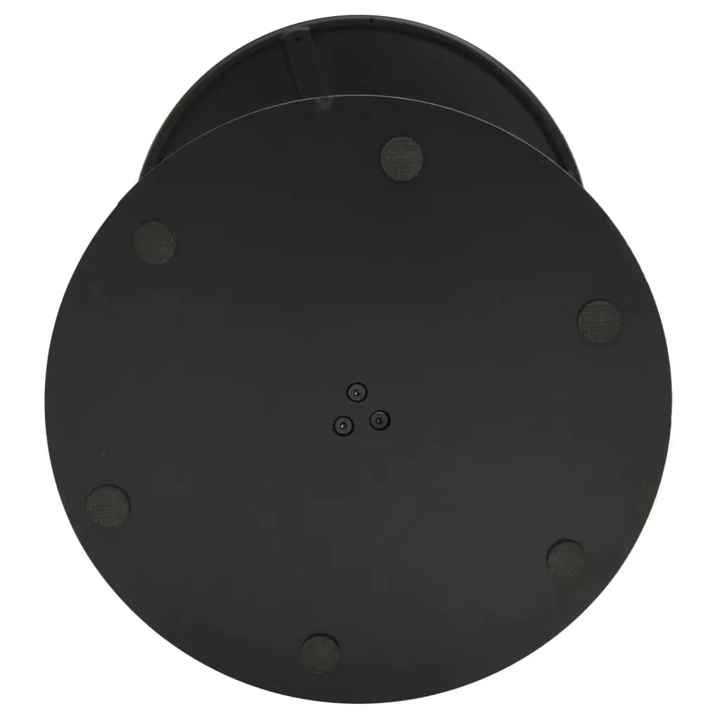 Round Black Garden Table for Outdoor Use Ø50cm