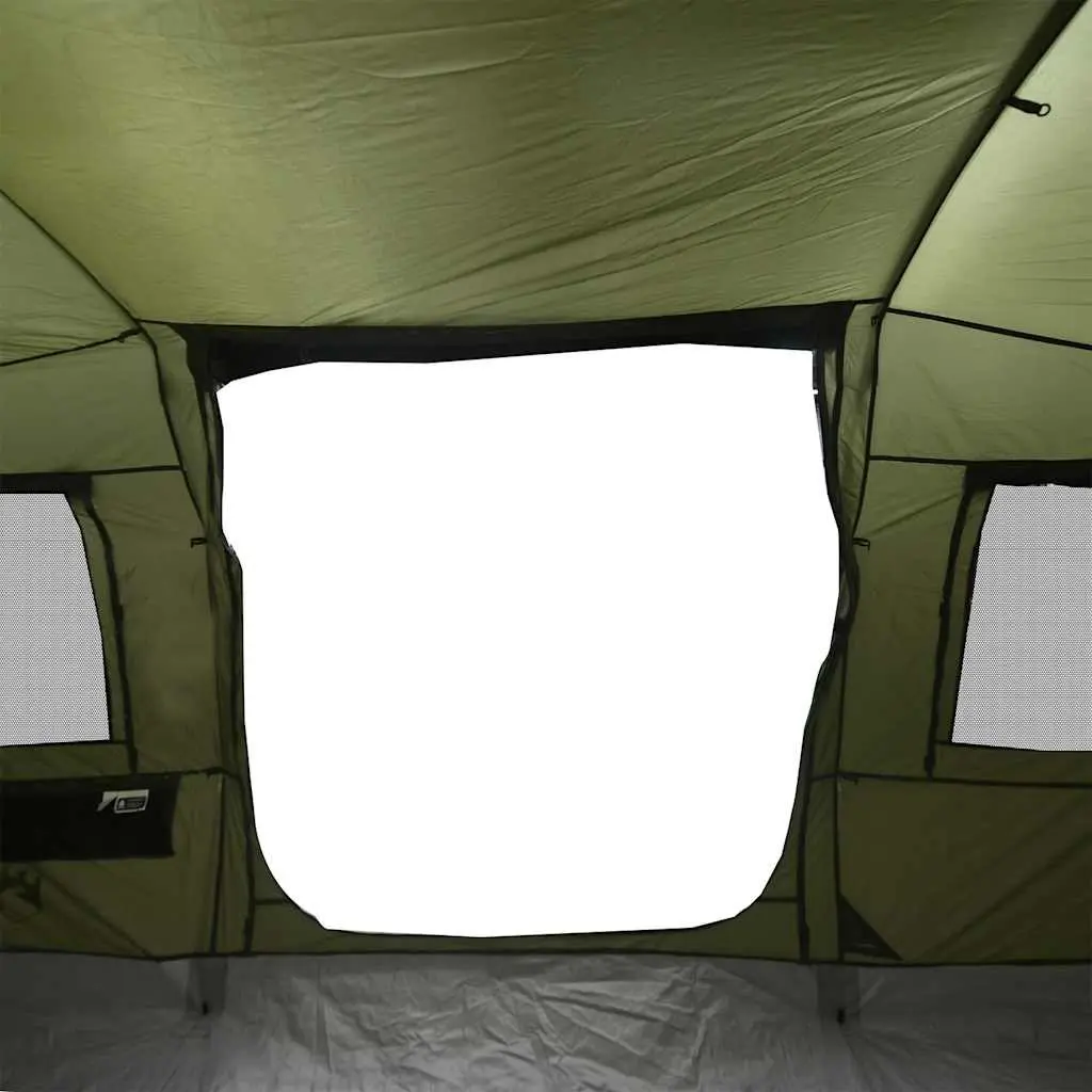 4-Person Waterproof Green Camping Tent